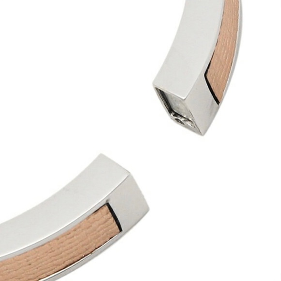 Coach Leather Rose Gold Bangle - Picture 3 of 8